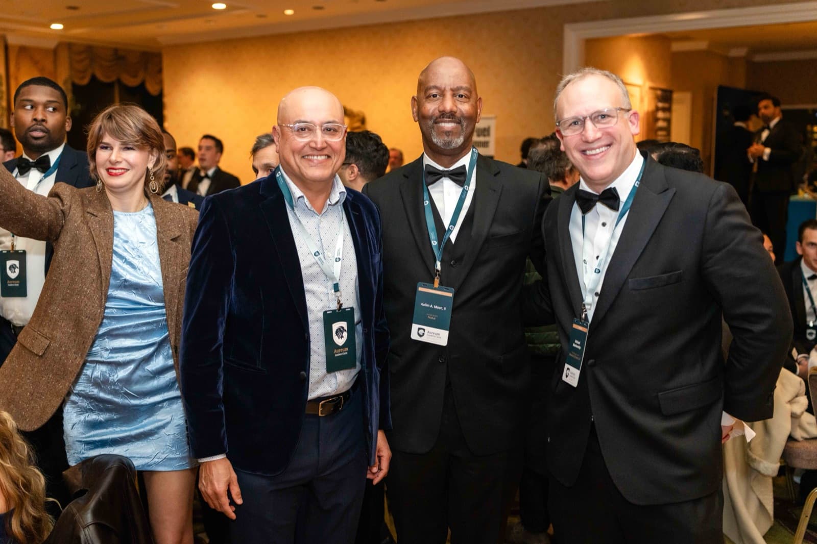 Aureum members at a private gathering